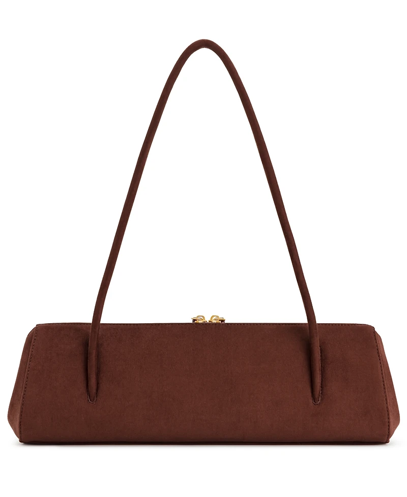 Nova Baguette Style Shoulder Bag - Brown
