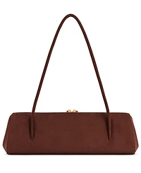 Nova Baguette Style Shoulder Bag - Brown