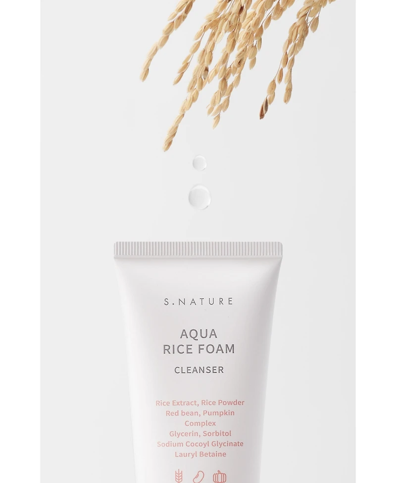 S. Nature Aqua Rice Foam Cleanser Jombo