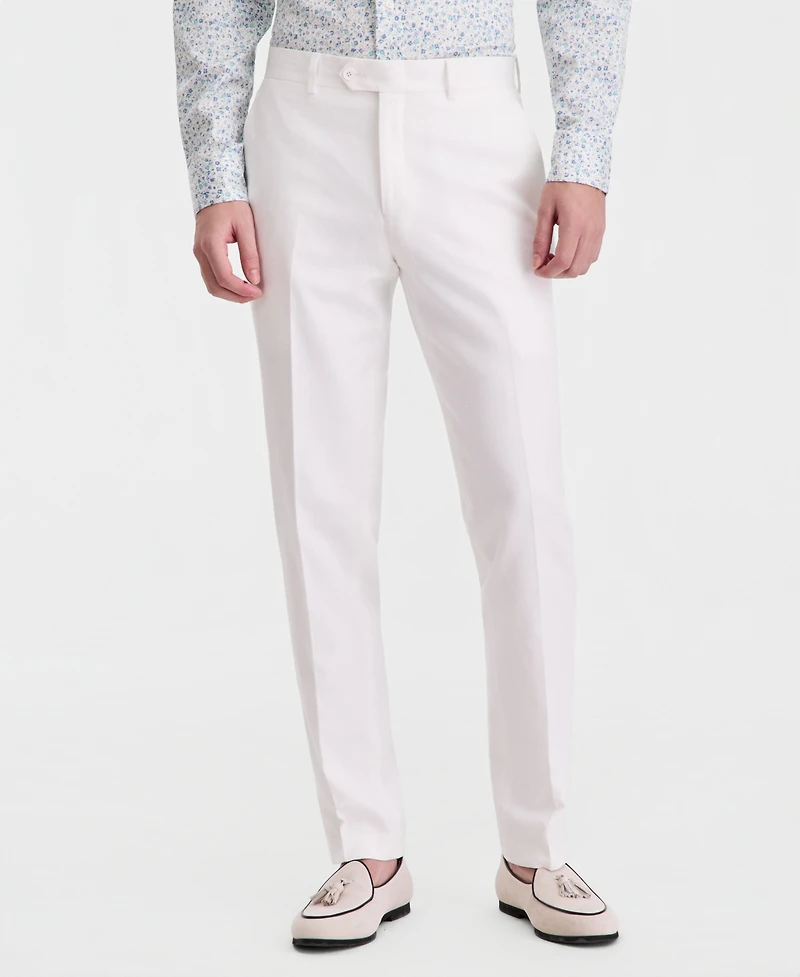 Bar Iii Men's Slim-Fit Linen-Blend Suit Separates Pants, Macy's Exclusive