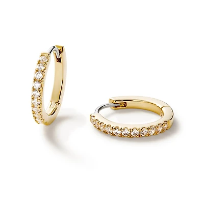 Ana Luisa Gold Huggie Hoop Earrings