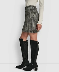 Dkny Jeans Women's Back Darts Mini Skirt