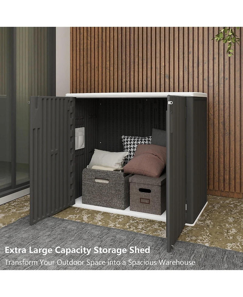 Decksplore 27.6"D X 51.6"W 45"H Storage Cabinet