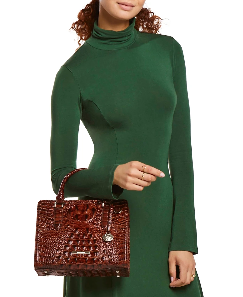 Brahmin Cami Small Leather Satchel Bag