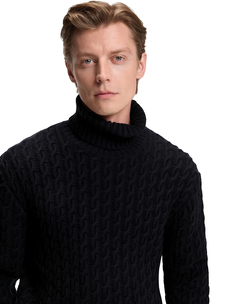 Boss by Hugo Men's Beckham x Wool Cashmere Cable-Knit Sweater