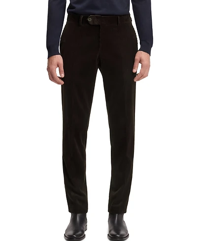 Boss by Hugo Men's Beckham x Striped Cotton Pleat-Front Pants