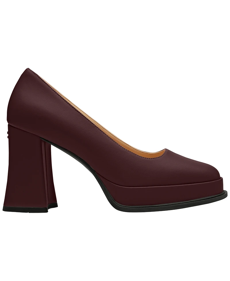 Coach Women's Sculpted Block Heel Pumps