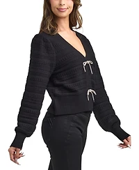 Bcx Women's V-Neck Cardigan Sweater