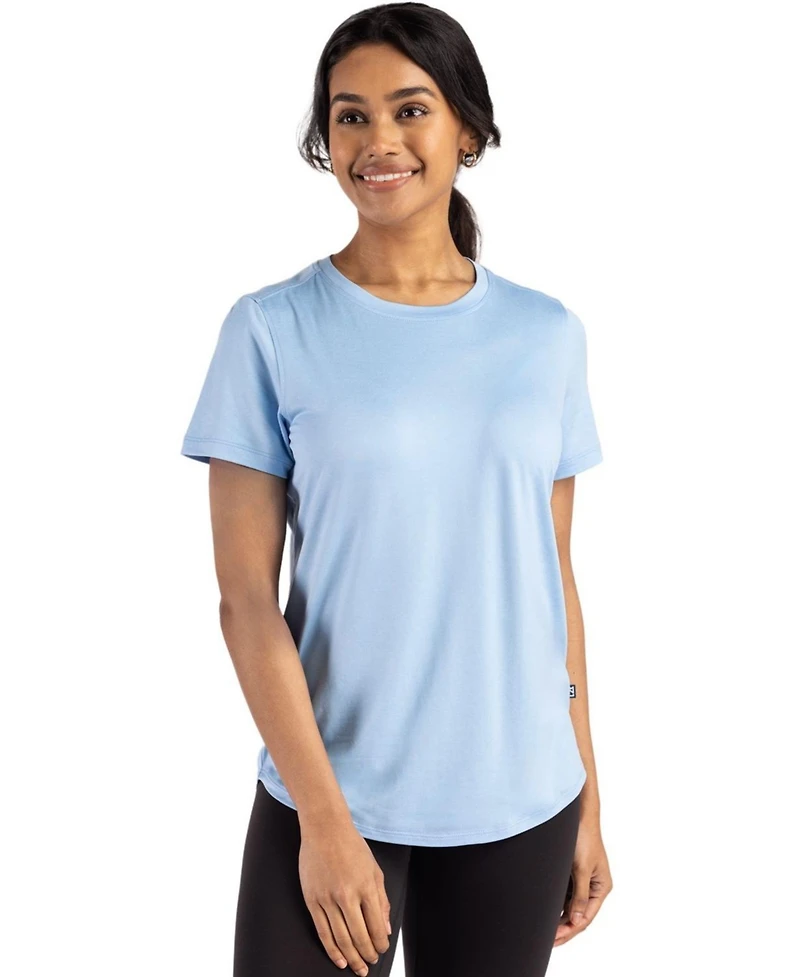 Cutter & Buck Women's Coastline Epic Comfort Recycled Short Sleeve Tee