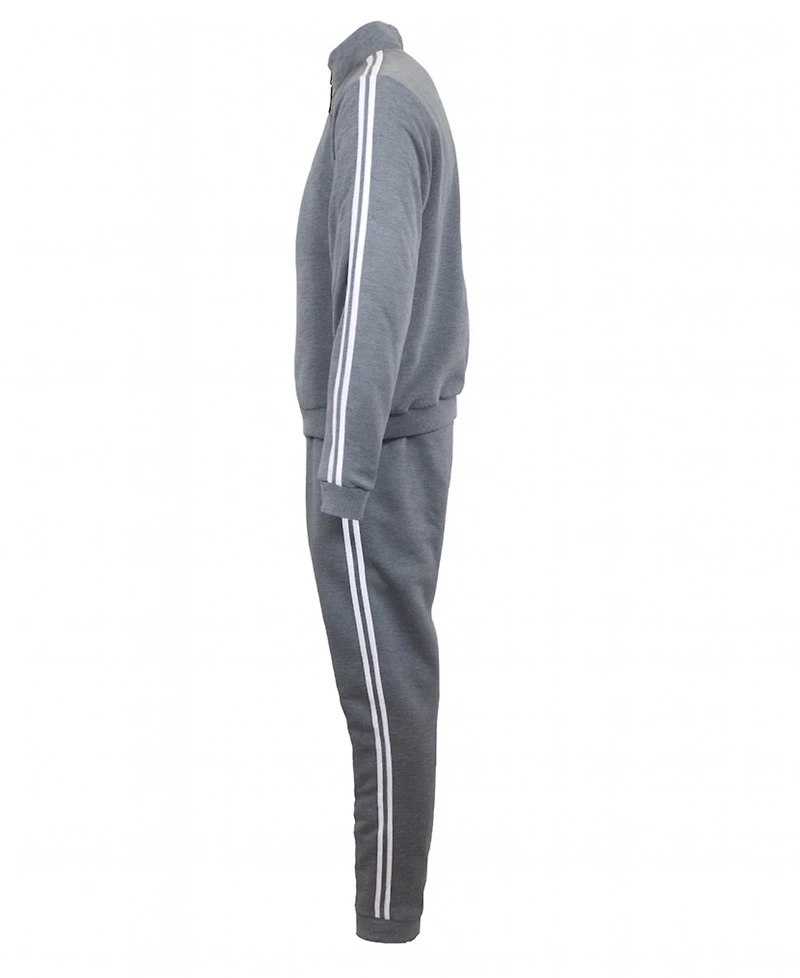 Galaxy By Harvic Men's 2-Pack Tech Fleece Sweatshirt and Jogger Set