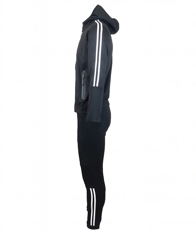 Galaxy By Harvic Men's 2-Piece Full-Zip Hoodie and Jogger Sweatpants Set