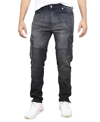 Blue Ice Men's Stretch Cargo Pocket Jeans