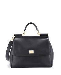 Pre-Owned Dolce & Gabbana Large Miss Sicily Bag Leather
