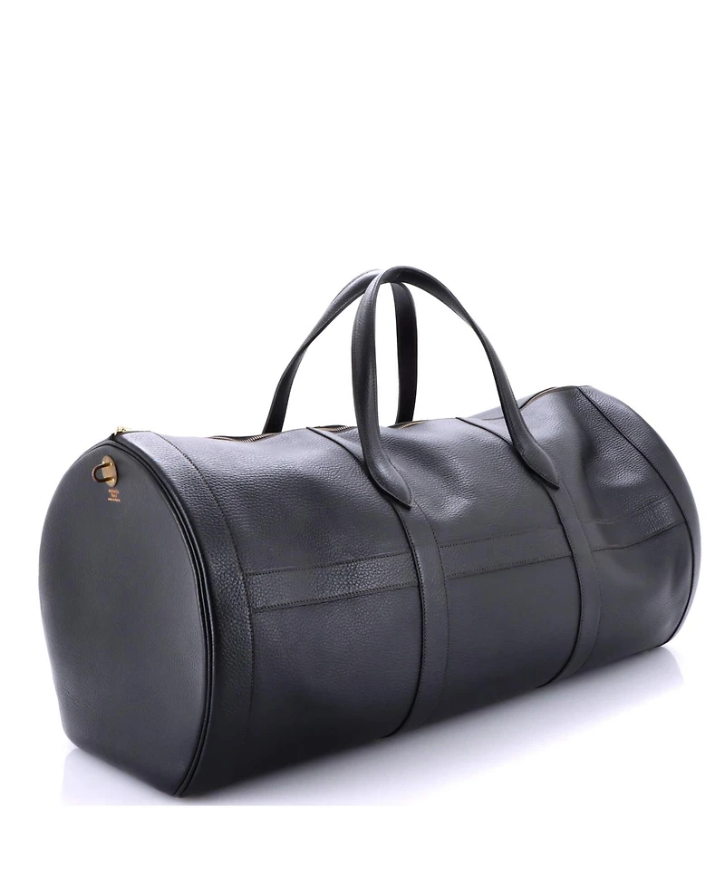 Pre-Owned Hermes Rd Duffle Bag Leather