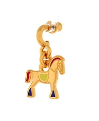 Pre-Owned HERMES Cheval Huggie Earrings