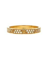 Pre-Owned Cartier Love Wedding Band Pave Diamonds Ring