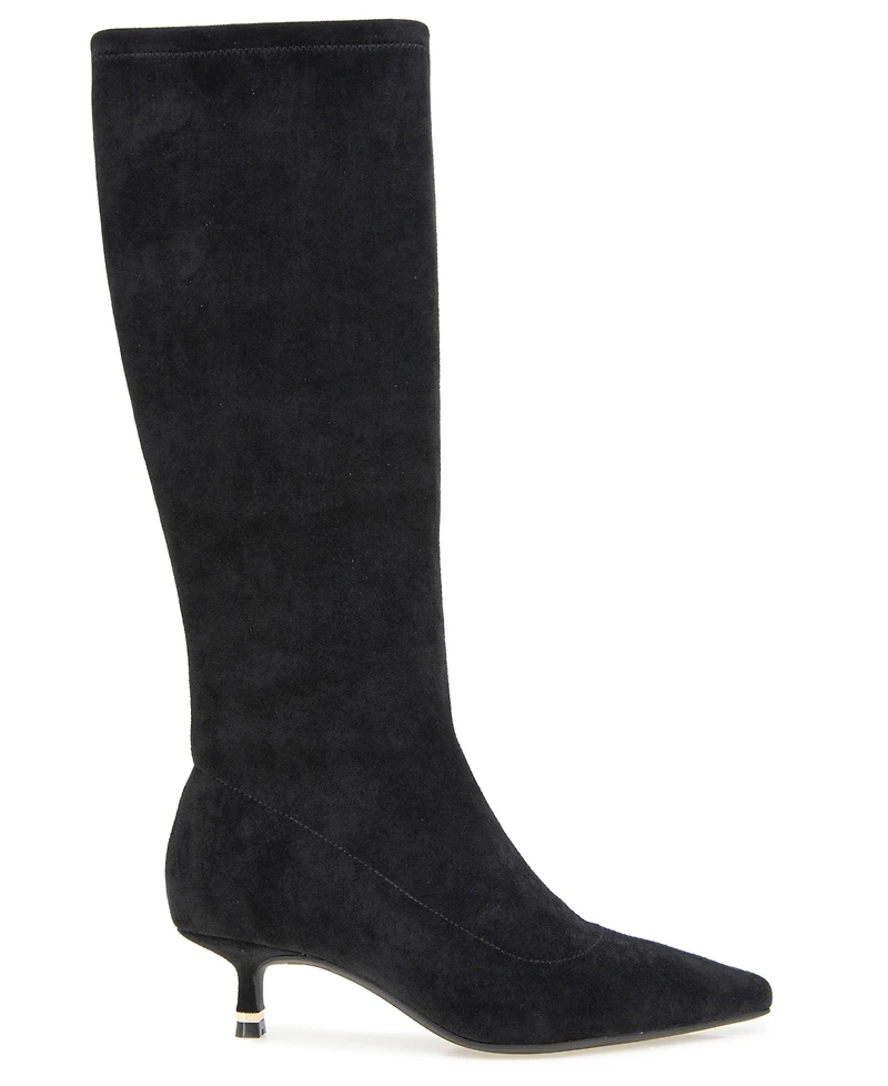 Kenneth Cole New York Women's Meredith Knee High Kitten Heel Boots