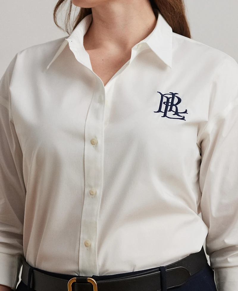 Lauren Ralph Plus Long Sleeves Top