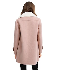 Belle & Bloom Women's Liberty Sherpa Collar Wool Blend Coat