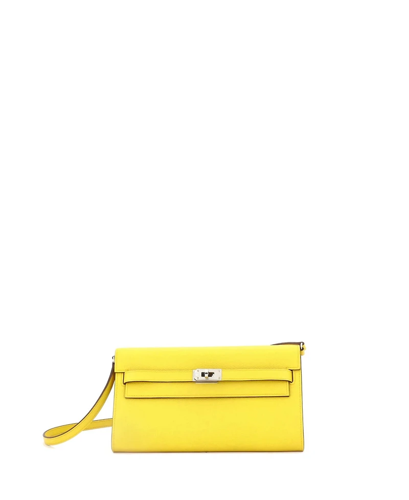 Pre-Owned Hermes Kelly To Go Wallet Evercolor