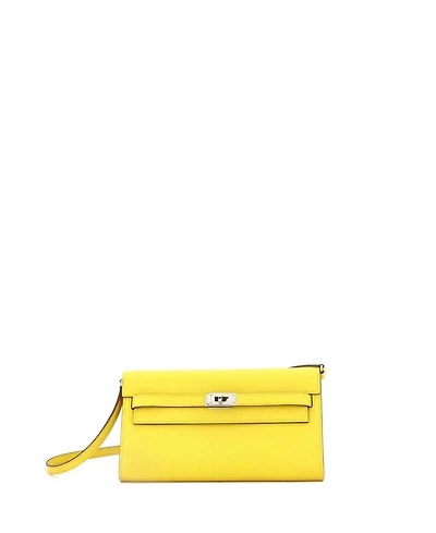 Pre-Owned Hermes Kelly To Go Wallet Evercolor