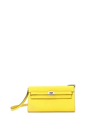 Pre-Owned Hermes Kelly To Go Wallet Evercolor