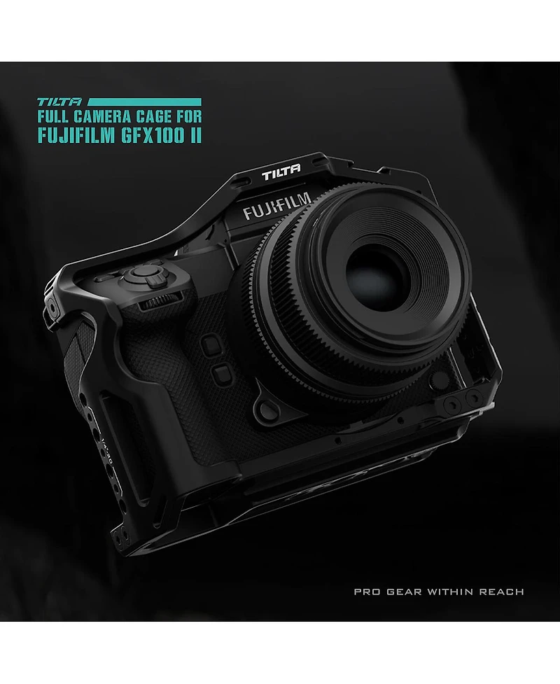 Tilta Full Camera Cage Lightweight Kit for Fujifilm GFX100 Ii, Black