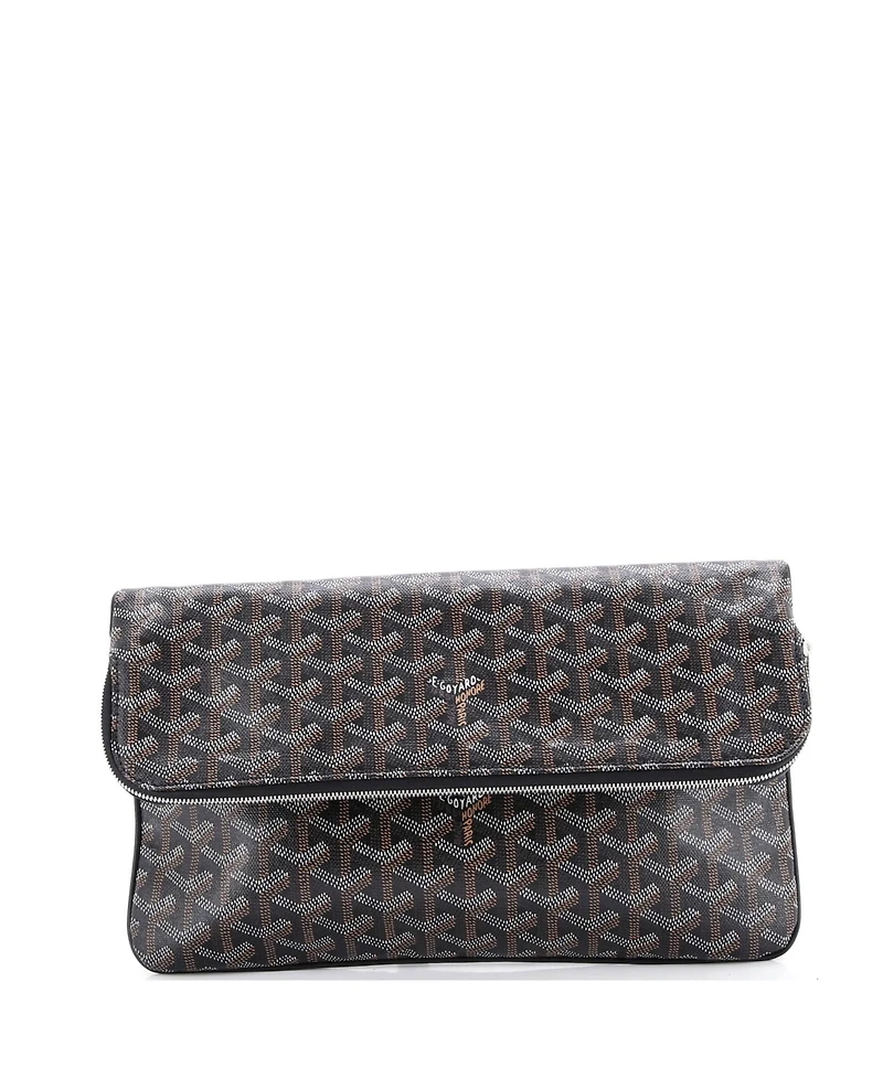 Pre-Owned Goyard Saint Marie Clutch Coated Canvas