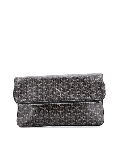 Pre-Owned Goyard Saint Marie Clutch Coated Canvas