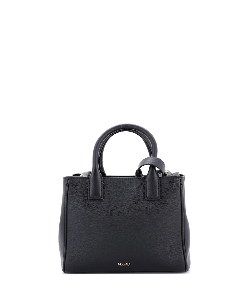 Pre-Owned Versace Small La Medusa Convertible Tote Bag Leather