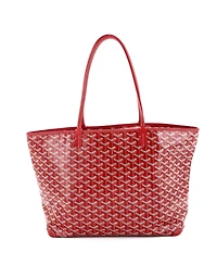 Pre-Owned Goyard Mm Artois Tote Printed Coated Canvas