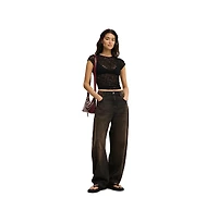 Cotton On Women's Ashley Mesh Short Sleeve Top