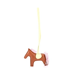 Pre-Owned Hermes Pm GriGri Rodeo Bag Charm Leather
