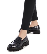 Women's Patent Leather Casual Moccasins By Xti