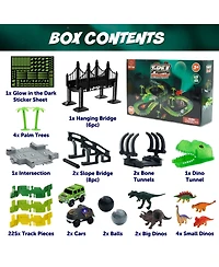 Usa Toyz Dinosaur Race Tracks for Kids- 262pk