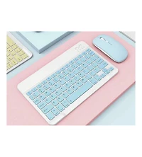 risokeys Portable Wireless Keyboard And Mouse Combination,Ultra-Thin Design, Rechargeable Battery, 550mAh,Compatible With Laptops, Ipads, Android, Sil