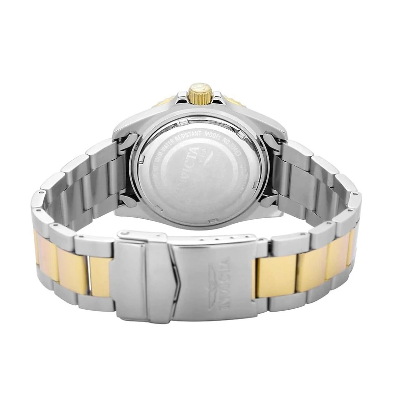Invicta Women's 30483 Pro Diver Quartz 3 Hand Black Dial Watch