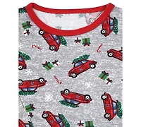 Max & Olivia Baby and Toddler Boys Snug Fit Holiday 3-Piece Pajama Set