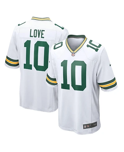 Nike Men's Jordan Love White Green Bay Packers Game Jersey