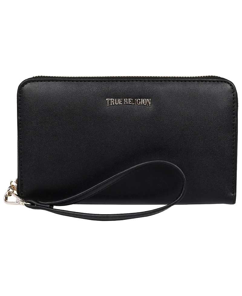 True Religion East/West Zip-Around Wallet