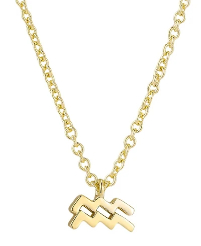 Adornia Gold Plated Zodiac Necklace