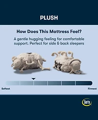 Serta Perfect Sleeper Cobra Lily 10.5" Plush Tight Top Mattress, Queen