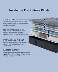 Serta Perfect Sleeper Osiria Rose 13" Plush Tight Top Mattress Set