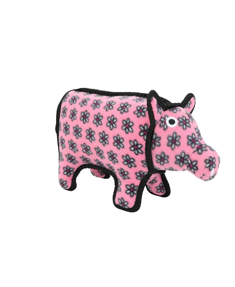 Tuffy Medium Barnyard Pig, Durable Plush Dog Toy