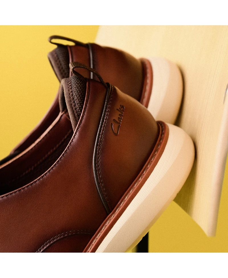 Clarks Collection Men's Brantin Plain Toe Dress Casual Shoes