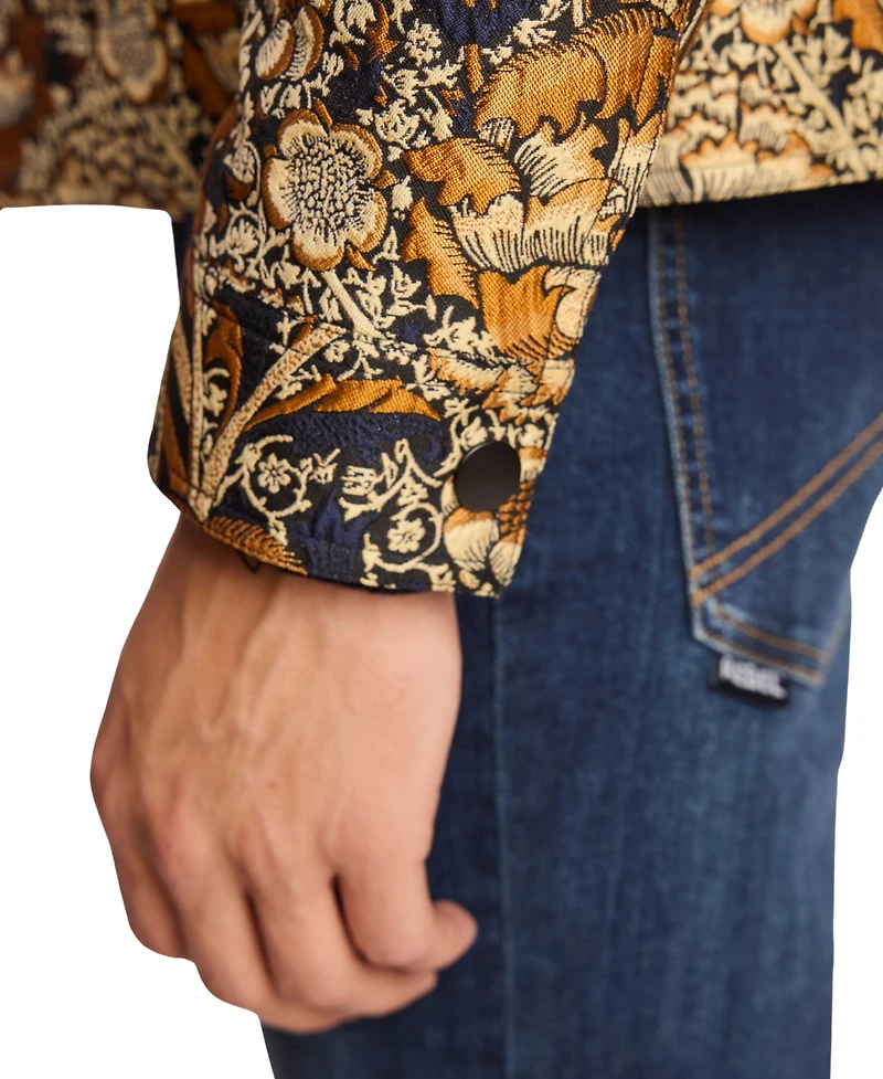 Paisley & Gray Men's Milo Patterned Bomber Jacket