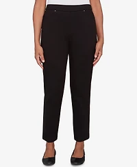 Alfred Dunner Barcelona Stretch Ponte Knit Average Length Pant