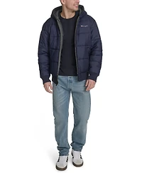 Champion Men's Reversible Bomber with Hood Jacket