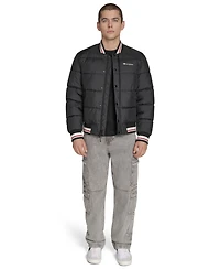 Champion Men's Quilted Varsity Puffer Jacket
