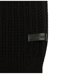 Calvin Klein Men's Links Ribbed Knit Scarf